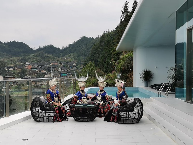 Leishan Xijiang Longtangshan house Over view