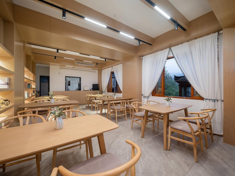 A panoramic view of the reading house in Xijiang Miao Village Restaurant