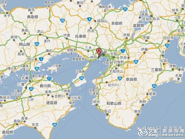 神户地图 - 图片 - 艺龙旅游指南