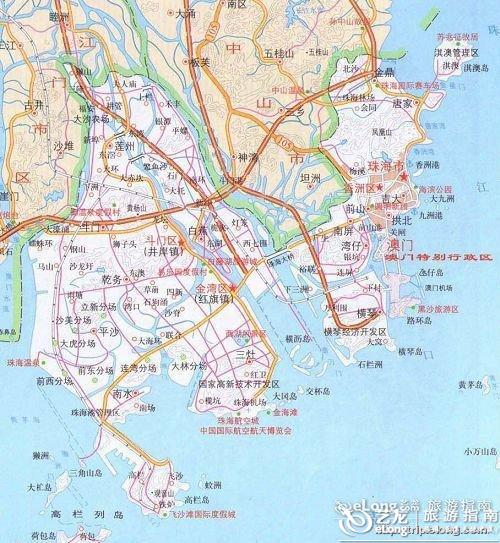 珠海地图 - 图片 - 艺龙旅游指南
