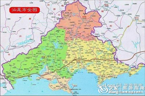 汕尾地图 - 图片 - 艺龙旅游指南
