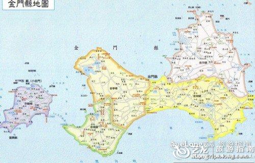 金门县地图 - 图片 - 艺龙旅游指南