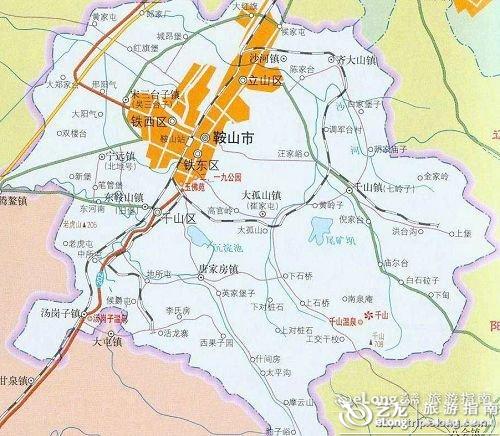鞍山地图 - 图片 - 艺龙旅游指南